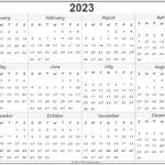 2023 Calendar Free Printable Word Templates Calendarpedia 2023