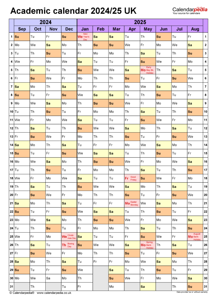 2024 2025 Academic Calendar Lyssa Devonne