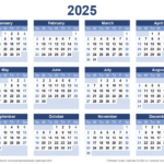 2024 2025 Printable Calendar Calendar Silva Trixie