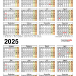 2024 2025 Two Year Calendar Free Printable Excel Templates Images