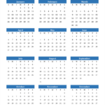 2025 Calendar PDF Word Excel