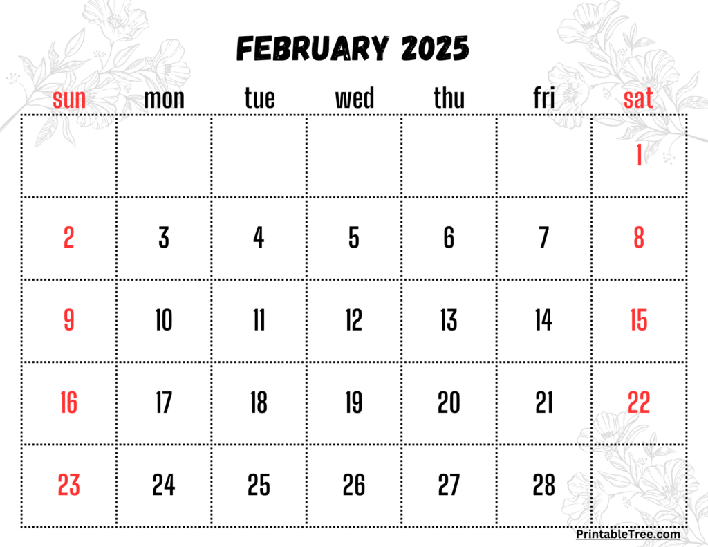 2025 Calendar Printable PDF With Holidays Template Free