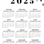 2025 Calendar With Week Numbers