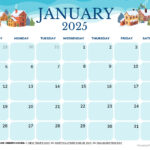 2025 January Calendar Page Template Free Fawne Jenifer