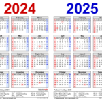 2025 Year Calendar