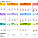 Australia Calendar 2023 Free Printable Pdf Templates 2023 Australia