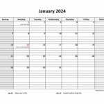 Blank Calendar Printable 2024 Monthly Leona Ninetta