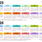 Calendar 2025 2026 Pdf Hayley Carmita