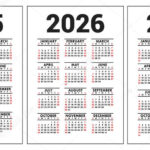 Calendar For 2025 And 2026 Printable Calendar 2024 2025