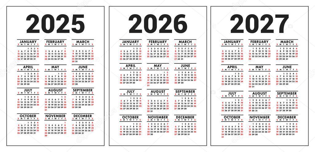 Calendar For 2025 And 2026 Printable Calendar 2024 2025