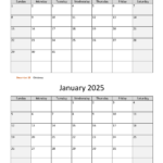 Catch January December 2020 Calendar Printable Calendar Printables