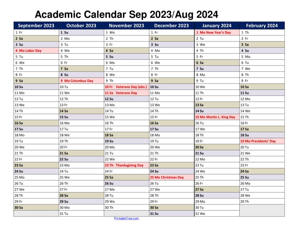 Emory Academic Calendar 2023 24 Printable Word Searches