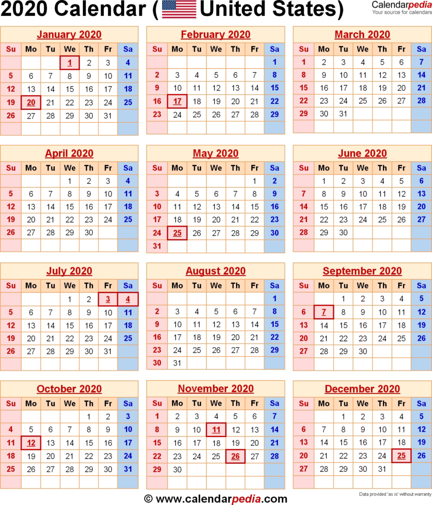 Faa Payroll Calendar 2020 Template Calendar Design