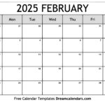 Feb 2025 Calendar