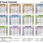 Fiscal Calendars 2025 Free Printable PDF Templates