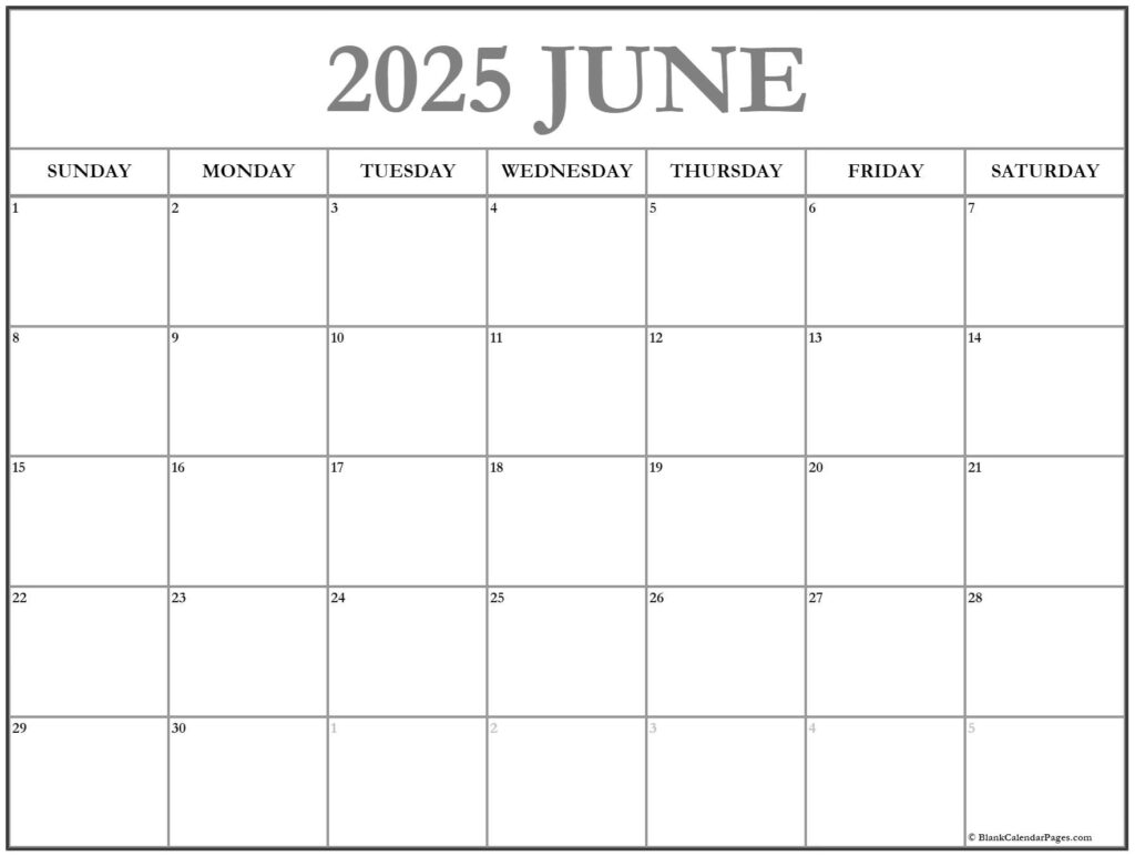 Fun Printable June 2025 Calendar Pages Dori Nolana