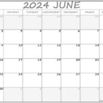 June 2024 Calendar Free Printable Calendar June 2024 Calendar Free