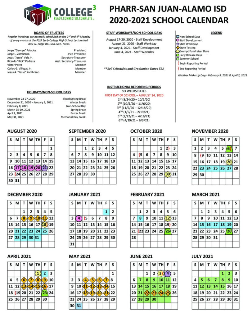 Psja Isd Calendar Printable Word Searches