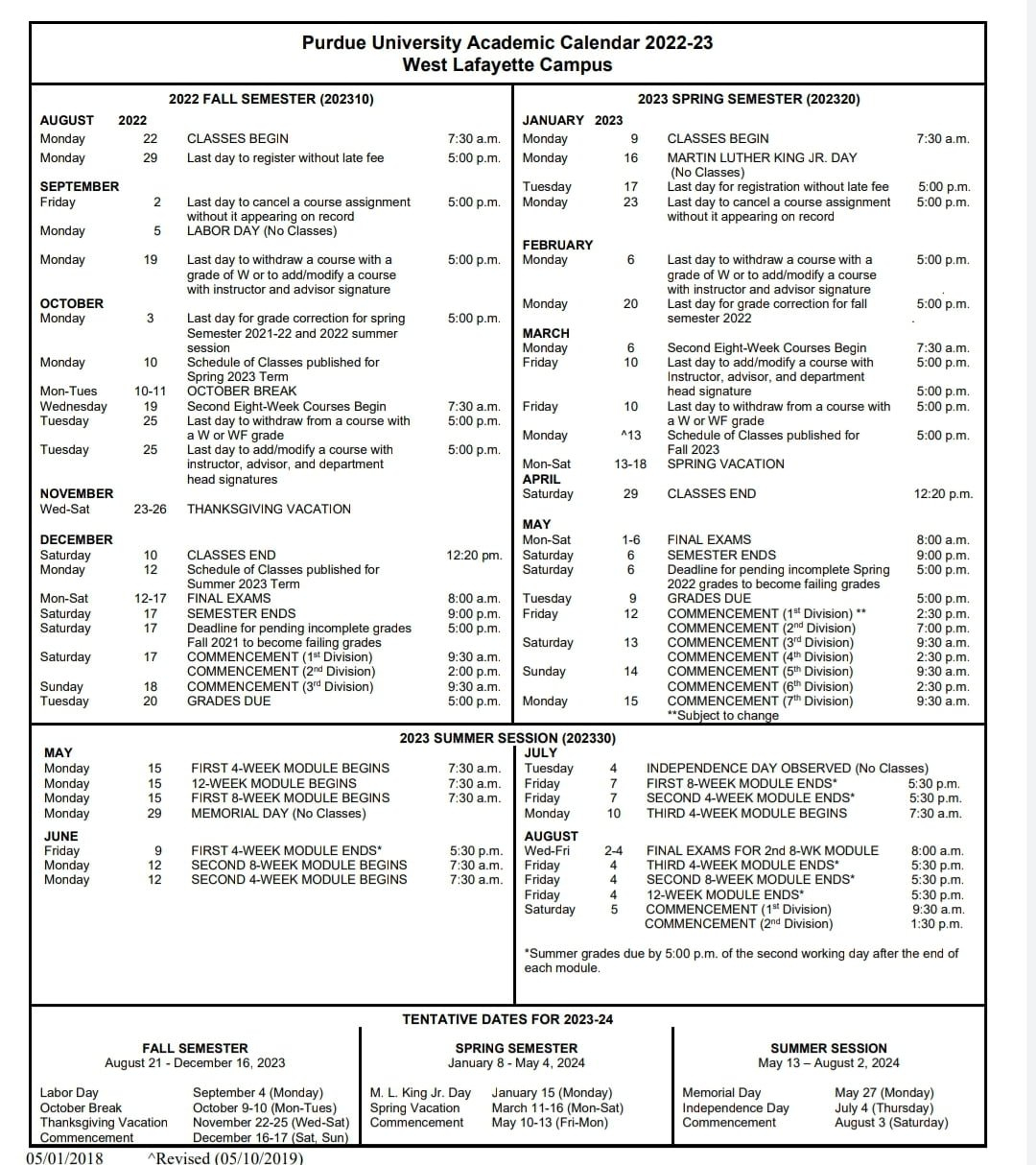 Purdue Northwest Printable Ca Calendar 20252026 Norma Lynsey