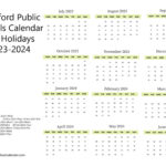 Stamford Public Schools Calendar With Holidays 2023 2024