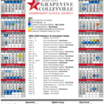 2024 2025 Instructional Calendar Approved Grapevine Colleyville