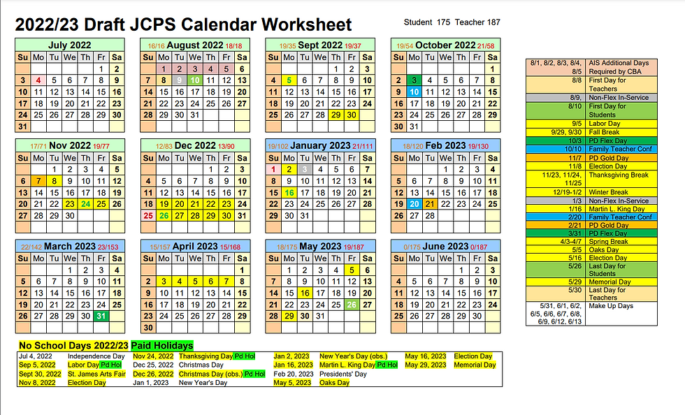 2024 2025 JCPS Calendar A Comprehensive Guide 2025 Whole Year Calendar