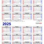 2024 2025 Printable Calendar Template 2024 Monthly Template Marys Sheilah