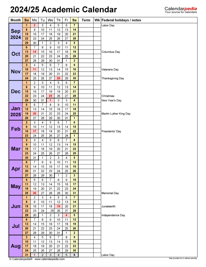 2024 Academic Calendar Pdf Free Free 2024 Calendar With Week Numbers