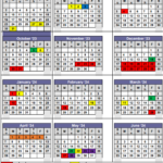 2024 And 2024 School Calendar Anderson School District Blank 2024