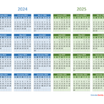 2024 And 2025 Calendar Calendar Quickly