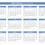 2024 Calendar Calendar best