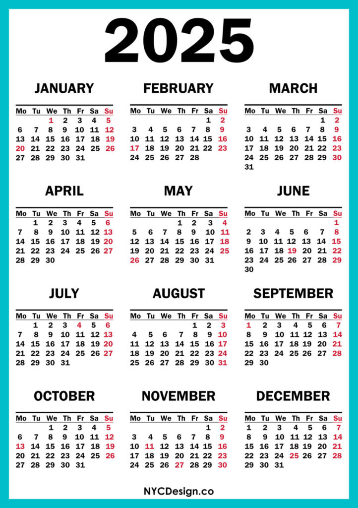 2025 Calendar Holiday Dates USA Editable Calendar Planner 2025