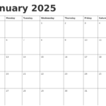 2025 Calendar January Calendrier 2025 2026 Gratuit