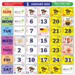 2025 Malaysia Horse Calendar A Detailed Overview Calendar 2025