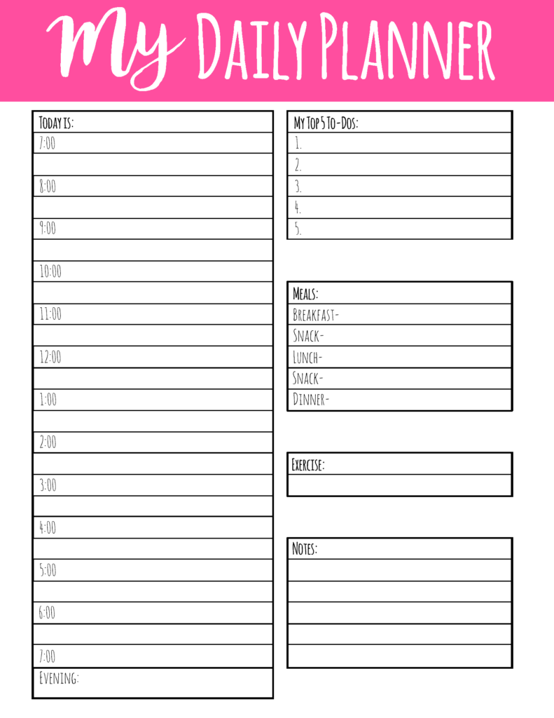 2025 Planner Printable Free Stay Organized And Productive Calendrier 