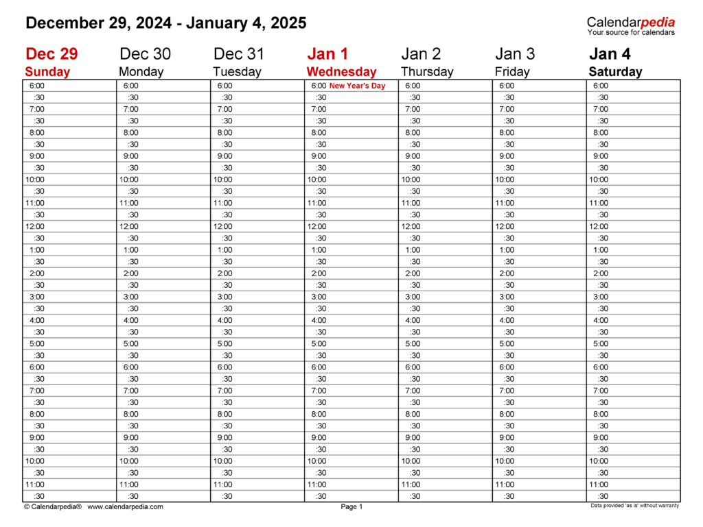 2025 Weekly Planner Calendar A Comprehensive Guide To Time Management 