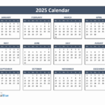 2025 Yearly Calendar Templates With Monday Start