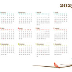 2025 Yearly Editable Word Calendar Template Free Printable Templates