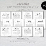 3 X 3 Inches 2024 2025 Mini Desk Calendar Small Monthly Calendar