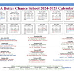 A Better Chance School 2024 2025 Calendar California Autism Foundation