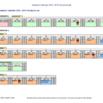 Academic Calendar Faculty Of Law Maastricht University Academic Year