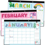 Amazon Doodle Large Desk Calendar 2024 2025 Desk Calender 2024