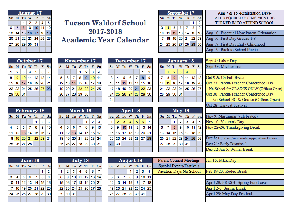 Basis Tucson Primary Calendar Printable Calendars AT A GLANCE