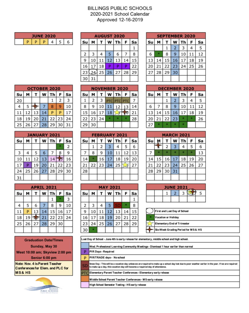 Billings Public Schools Calendar 2024 Schoolcalendars