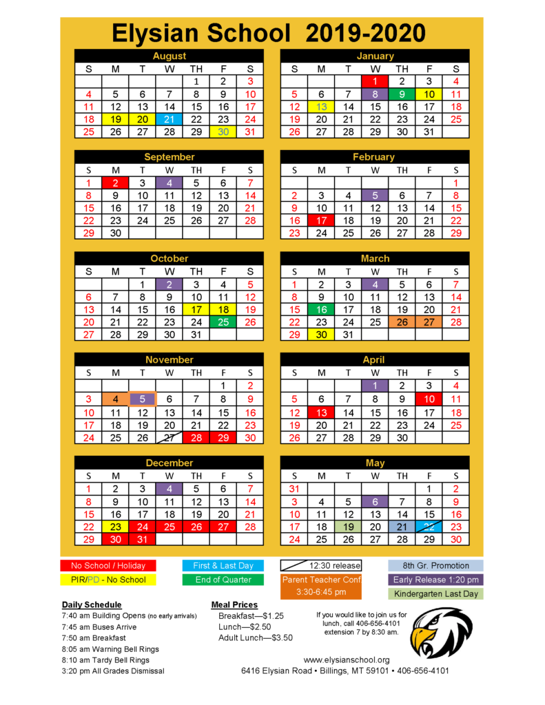 Billings School District Calendar 2024 Schoolcalendars