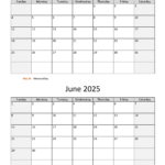 Calendar 2025 May And June Editable Calendar Planner 2025