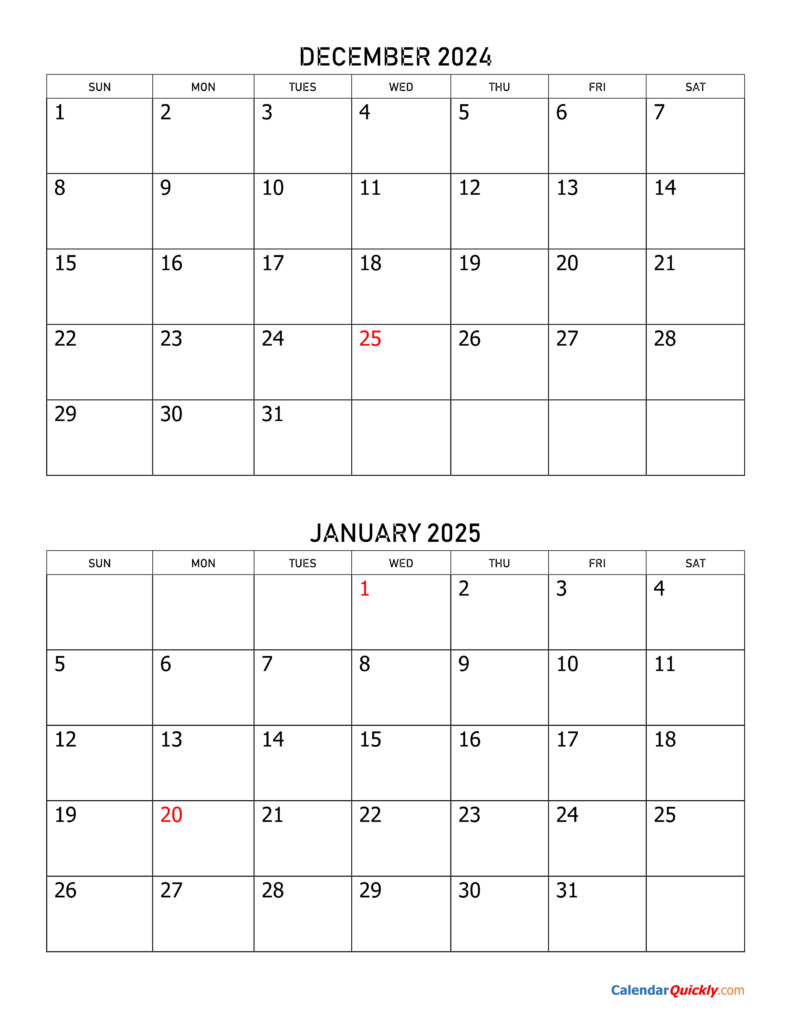 Calendar December 2024 January 2024 Printable Calendar 2024 Ireland 