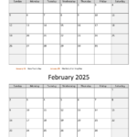 Calendar For January And February 2025 Jemmy Loretta