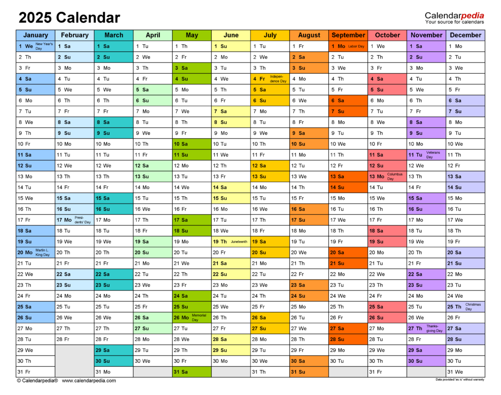 Calendario 2025 A Comprehensive Guide To Planning Your Year Editable 