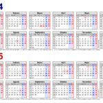 Calendario Anual 2024 Y 2025 Para Imprimir Image To U